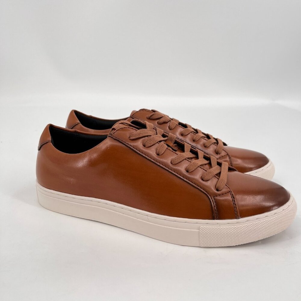 Alfani Men's Grayson Lace-up Sneakers  Size 9 in Tan Comfort Casual Office - Picture 5 of 13